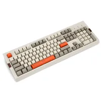 Ajazz AK510 104 Keys PBT Retro Wired RGB Mechanical Keyboard Spherical Keycaps with Programmable Macro Function Gaming Keyboard