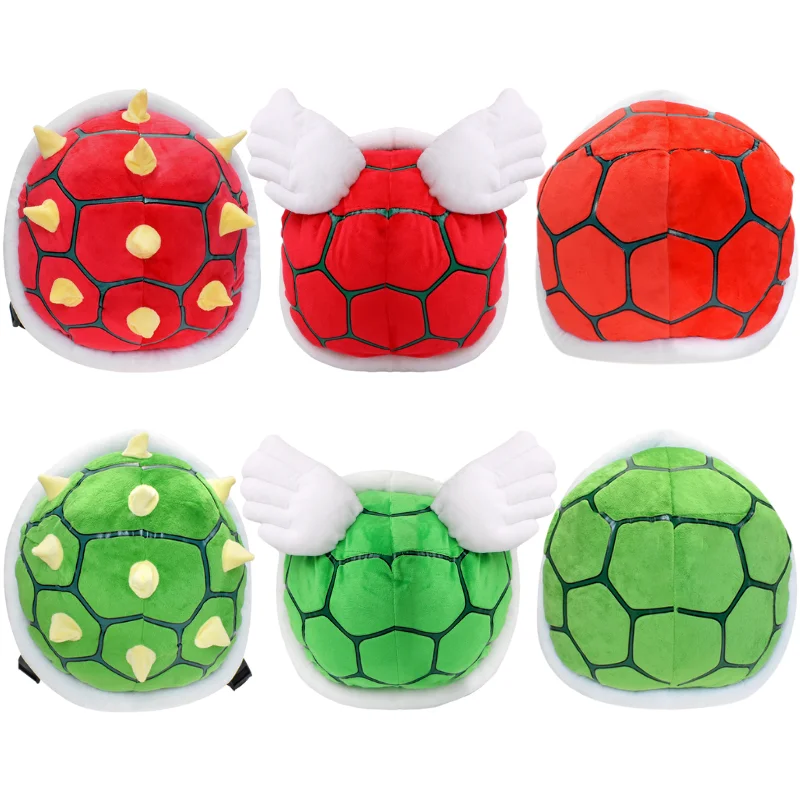 

6 Styles Mario Bros Koopa Troopa Soft Plush Backpack Toys Cute Anime Bowser Paratroopa School Bag Peluche Dolls Festivals Gifts