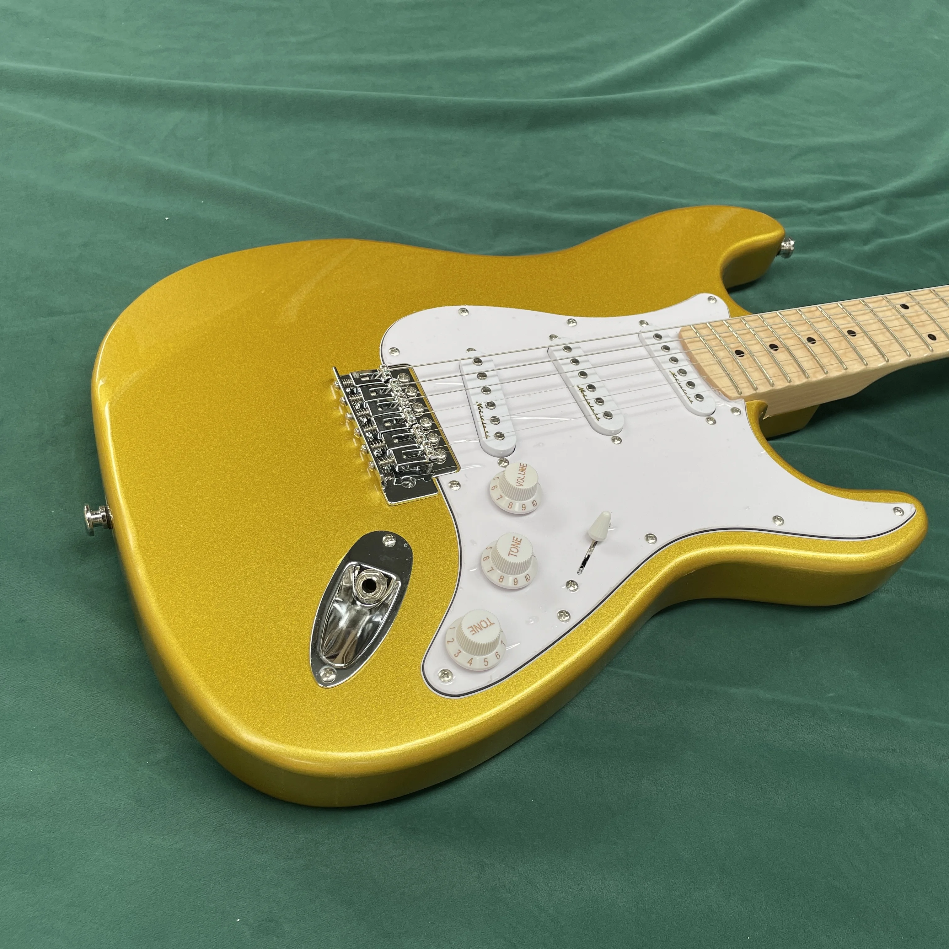 6-string electric guitar with maple fingerboard,silver hardware guitars,suitable for beginners and intermediate players guitarra view 5