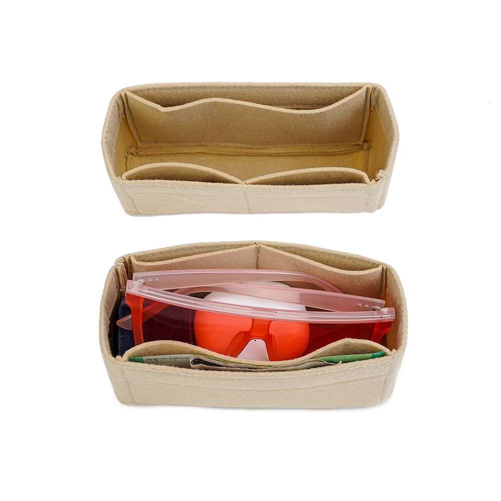 NEW Bag Organizer For Longchamp Mini Bag Storage Bag The Liner Bag Felt Purse Insert Handbag Liner Bag