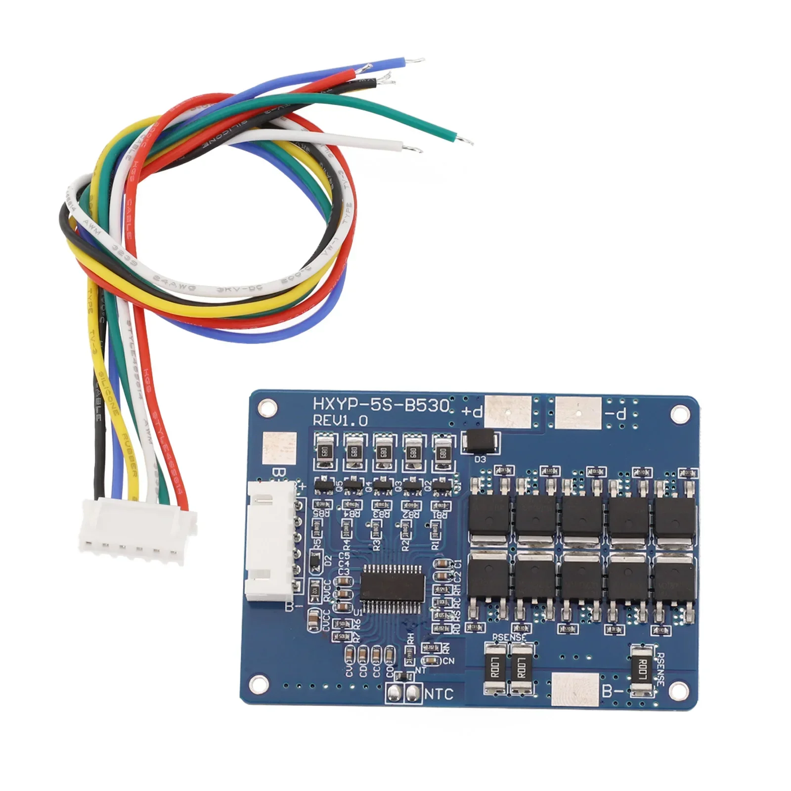 Placa pcb de proteção de carregamento de bateria HXYP-5S-B530 com cabo de bateria de lítio módulo de ferramentas elétricas ferramentas elétricas