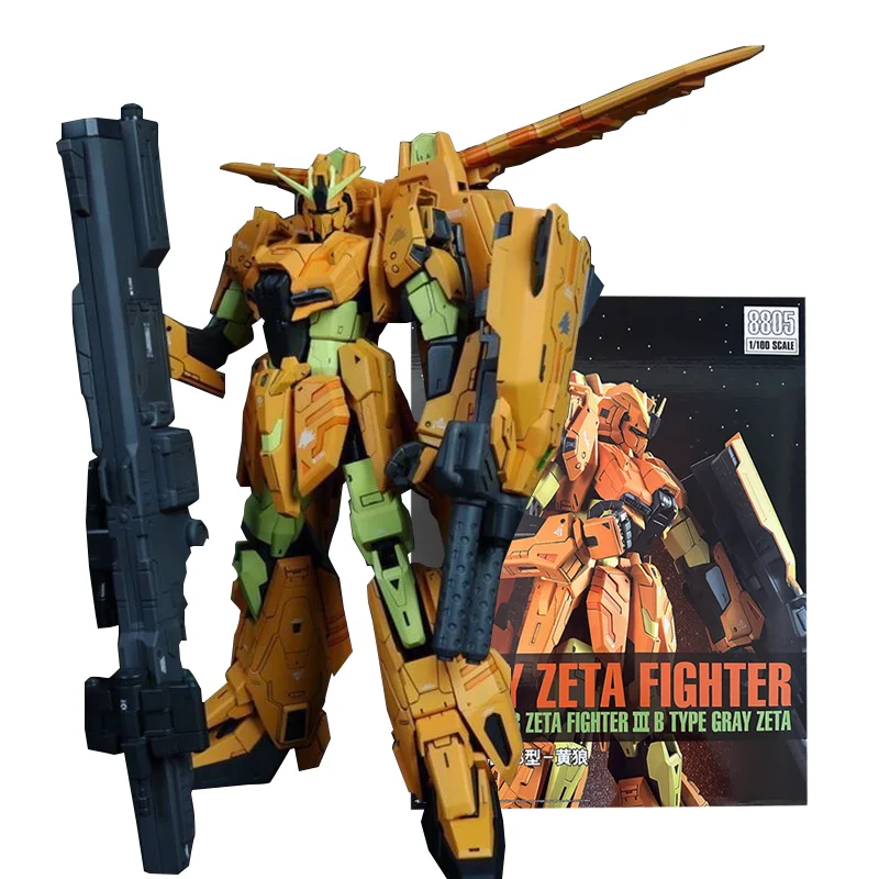 

Daban 8805 Mg 1/100 Msz-006-3B Zeta Fighter 3 Type B Gray Zeta Assembly Model Collectible Robot Kits Models Kids Gift