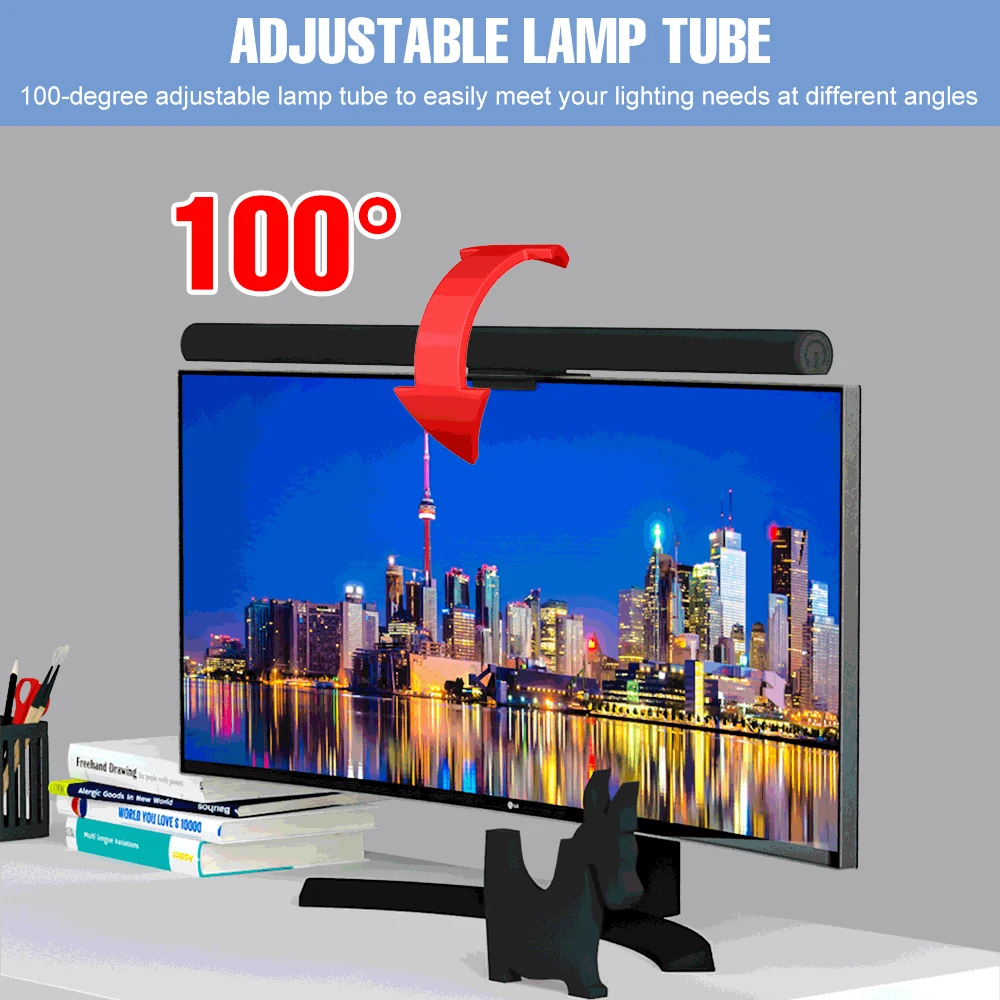 Led Monitor Light Bar Screen Hanging Light Computer Desk Lamps USB Reading Lights Monitor For PC Gaming Lighting Office Study