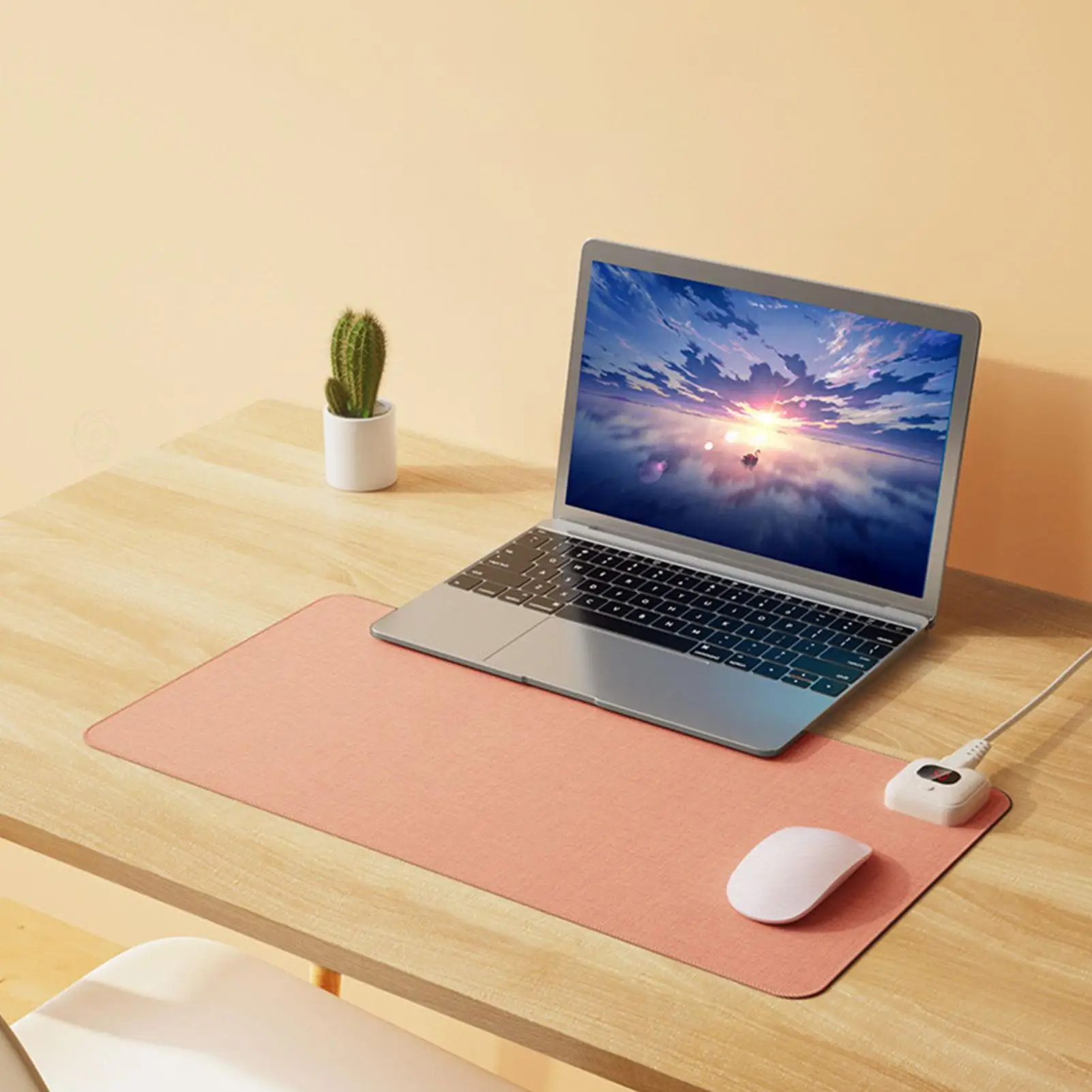 Heated Desk Pad Extra Large Mouse Pad Safe Extended Mouse Mat Comprehensive Heating Desk Writing Pad Mouse Mat for Computer