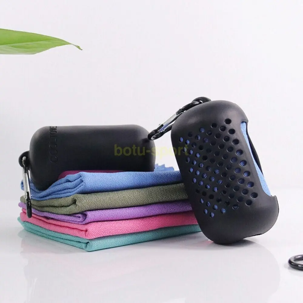 Portable Mini Quick Dry Fitness Cool Towel Silica Gel Sports Quick Dry Cool Towel Microfiber Quick Drying Towel Sports
