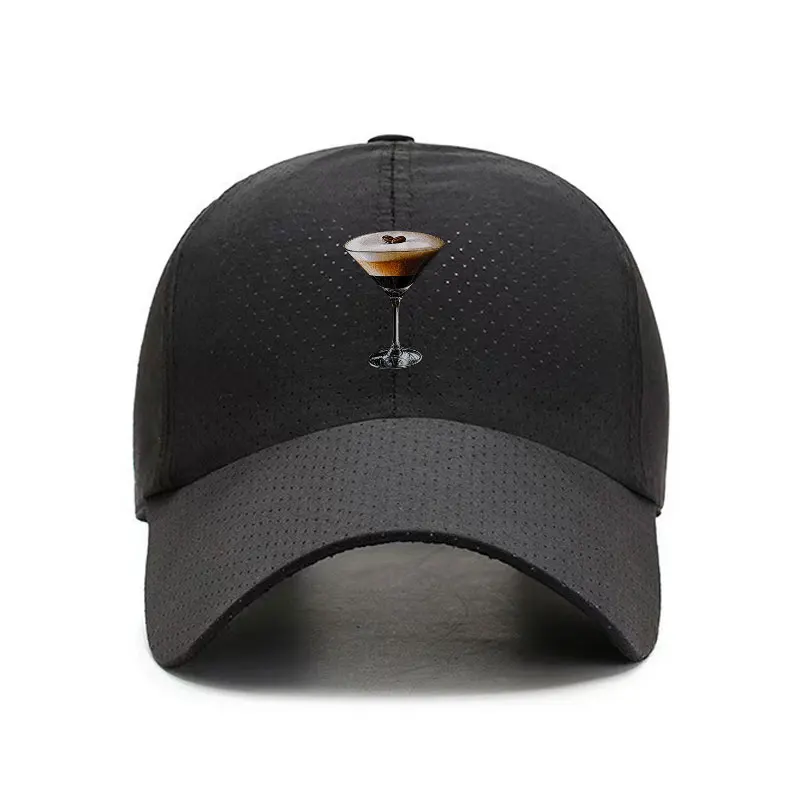 Espresso Martini Quick Dry Baseball Cap Adjustable Breathable Casual Hat