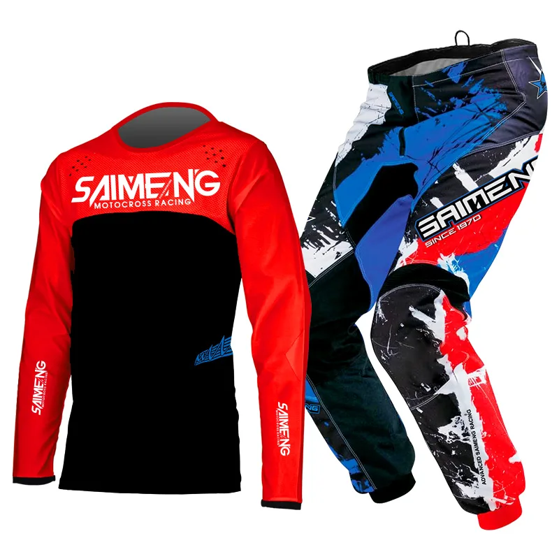 motocross gear set child boy girl 5 6 7 8 9 10 11 12 13 14 15 years old Off-road Enduro jersey and pants for Kids racing MX MTB