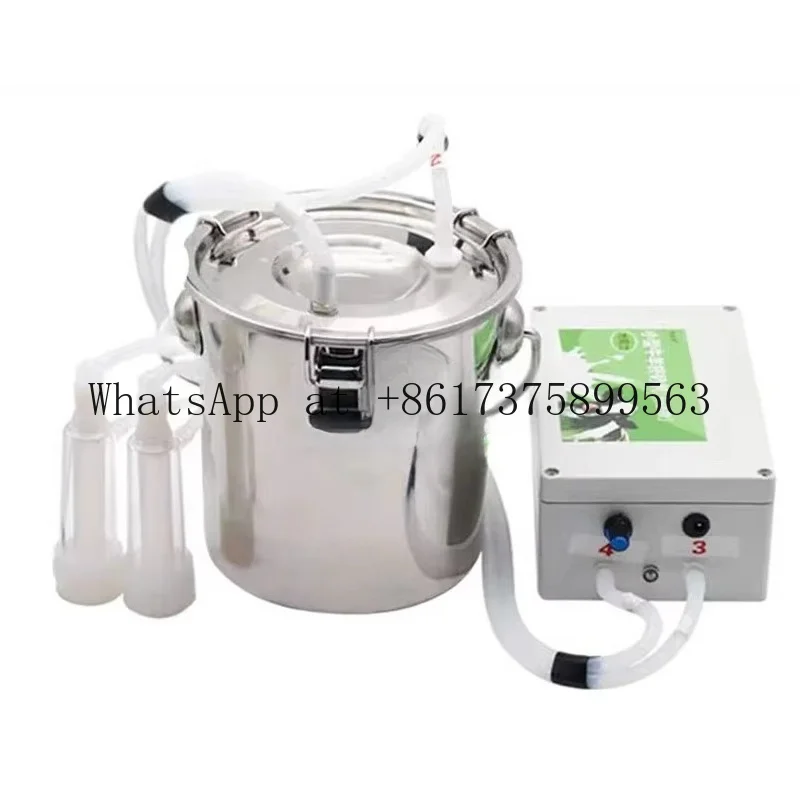 Portable Hand Operated Cattle Milking Machine Goats Milker for Sale Farm Dairy Equipment