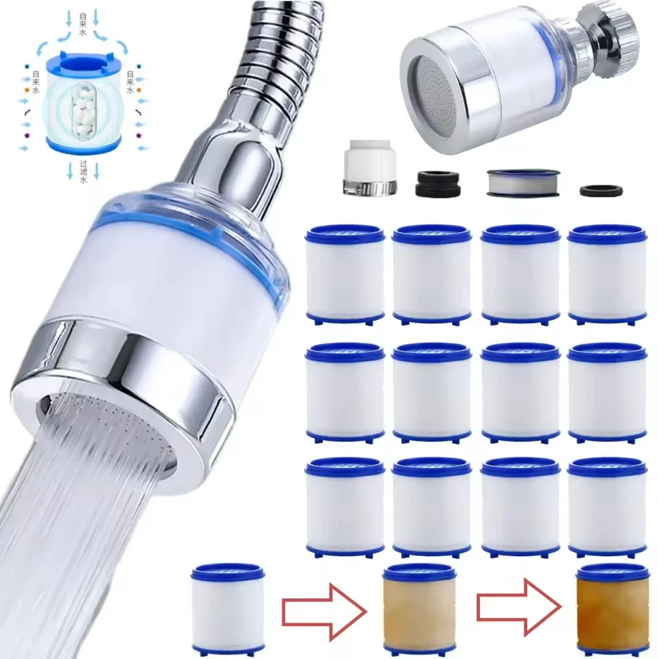 Home Kitchen Faucet Filter Elements Water Purifier Filter For Shower PP Cotton Filtration Bathroom Remove Chlorine Heavy Metals