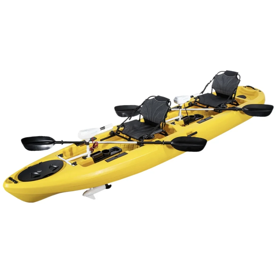 

14ft Electric Motor Sea Fishing Kayak Double 2 Person Seats Pedal Kayak Fishing Foot Pedal System Pick Up At The Port