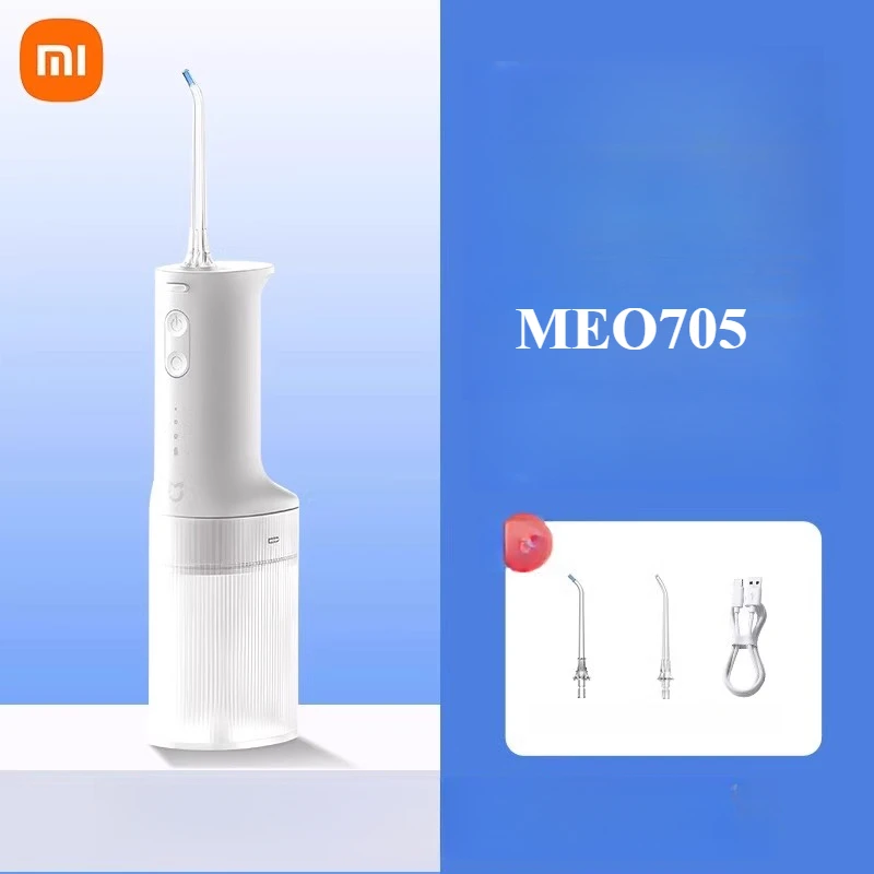 Новый портативный ирригатор для полости рта Xiaomi Mijia 2 MEO705, электрическая промывочная машина для зубов, портативная зубная нить, вертикальная домашняя чистка зубов