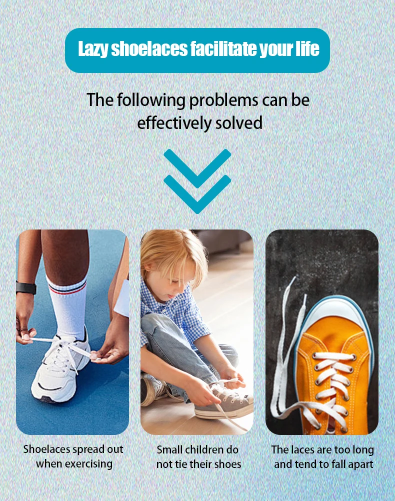 Elastische Schnürsenkel ohne Binden, Sneaker-Schnürsenkel mit Diamant-Kreuzverschlüssen für Kinder und Erwachsene, Gummibänder, Schuhbänder, 1 Paar/2 Paar – Detail 3
