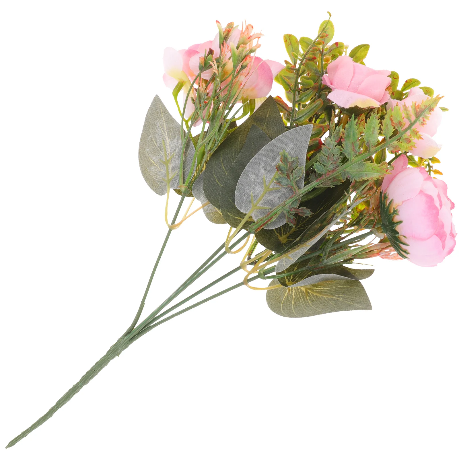 

Realistic Silk Artificial Flower Bouquet Peony Fake Wedding Party Home Decor Centerpiece Table Decoration