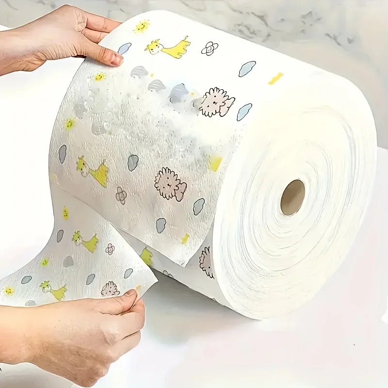 

Cleaning Paper Towels, Kitchen Paper Rags, Non-stick Decontamination Cloths, Oil-absorbing and Water-absorbing Dish Towels