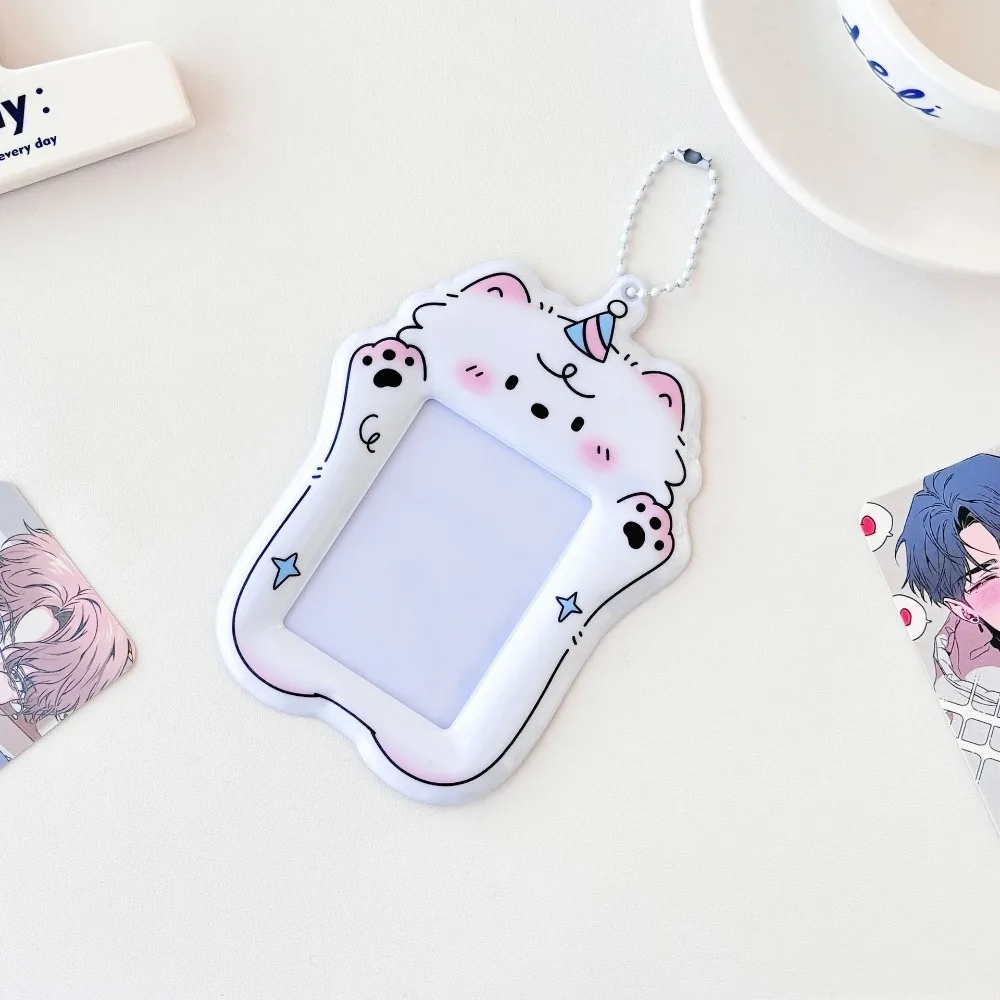 

Korean Style Idol Card Holder PVC Idol Photo Card Holder Photocard Holder Photo Card Protective Sleeve 3 Inch Portable