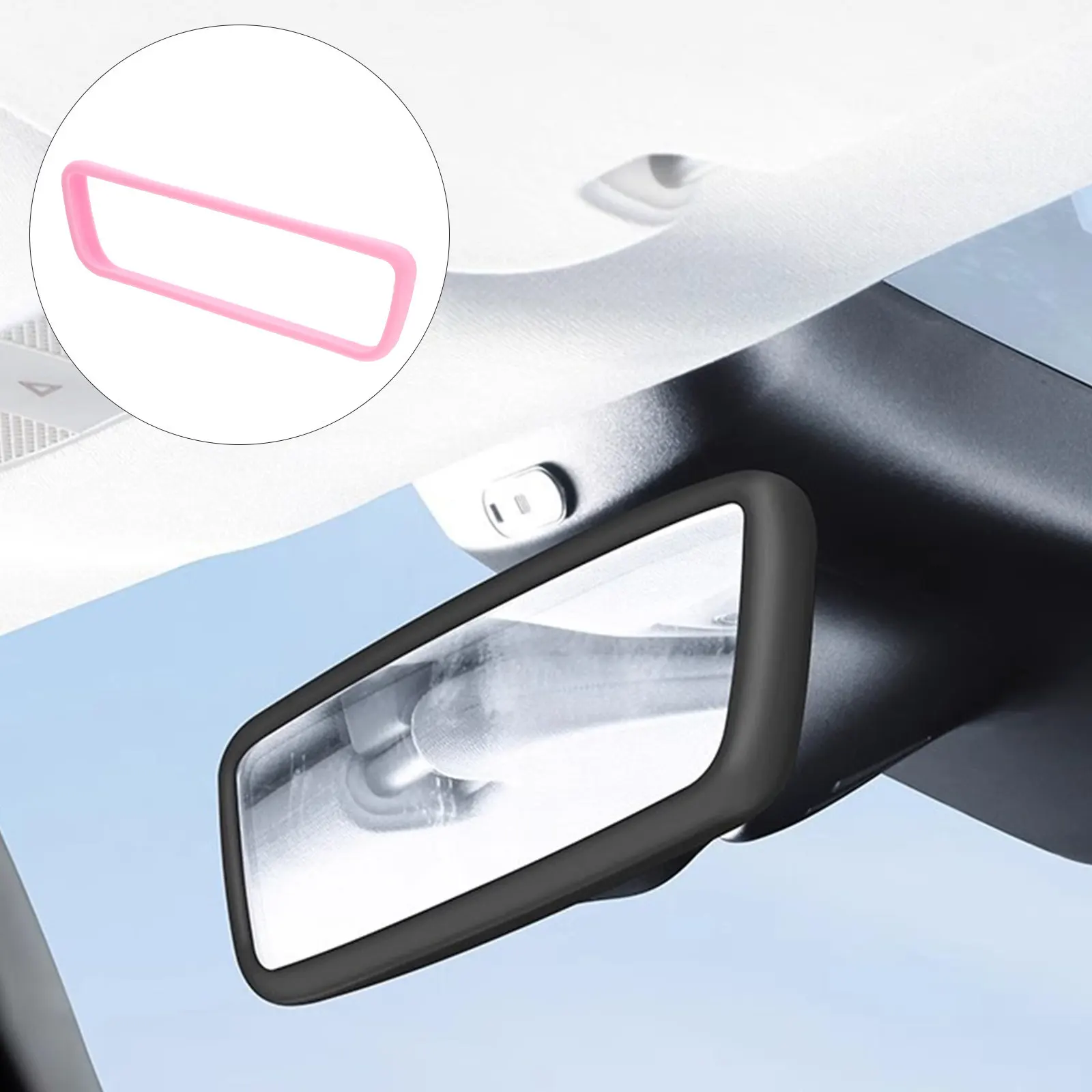 Rear View Mirrors Accessory Shell Automotive Interior Car Rearview Cover Visor Frame