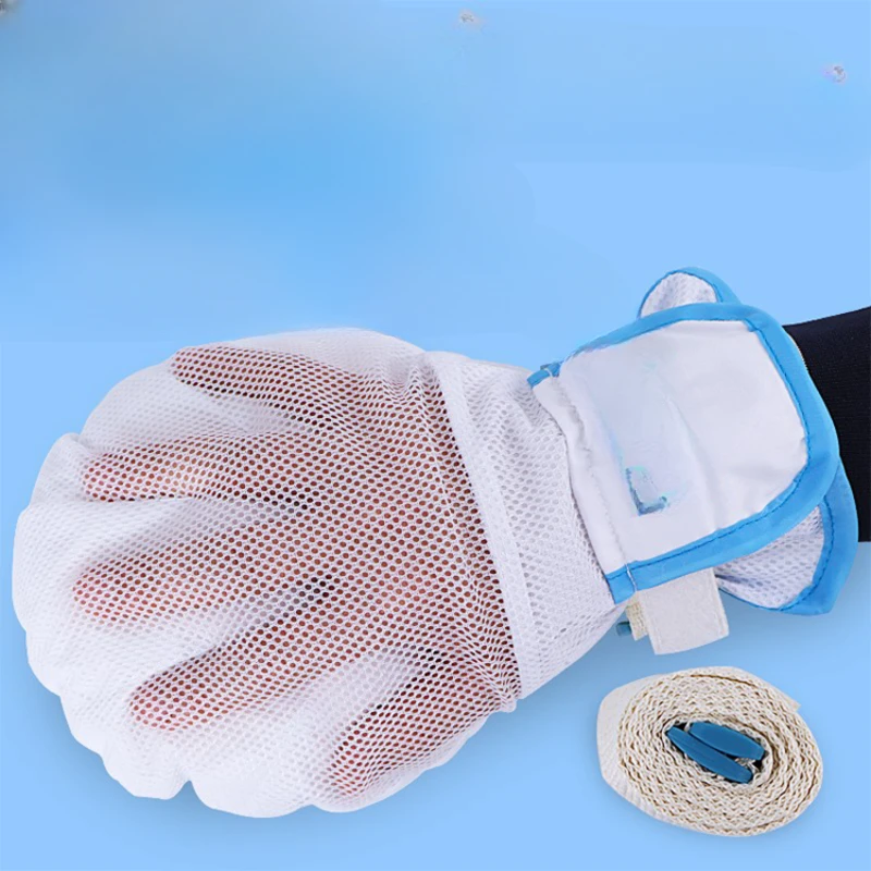 

Finger-separated restraint gloves for the elderly, anti-scratch gloves for the elderly, wrist restraint gloves for bedridden