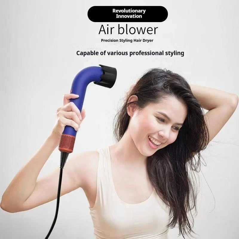 High-Speed Curved Nozzle Hair Dryer Household Negative Ion Quick-Drying Blow Dryer with Powerful Brushless Motor