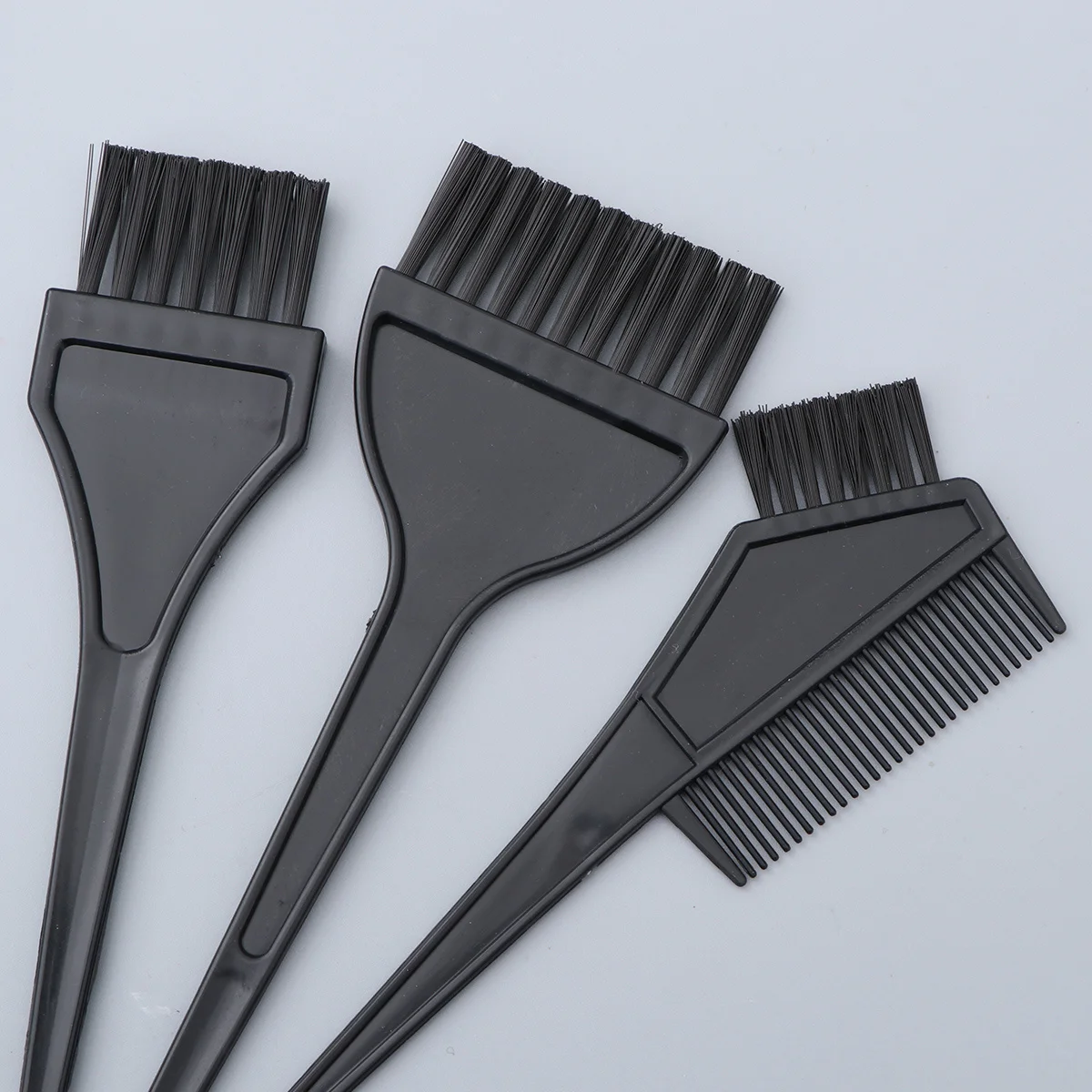 5Sets Hair Coloring Tool Kit with 120Ml Bottle Black Dye Bowl Brush Professional Reusable Washable for Home Salon Dyeing Use