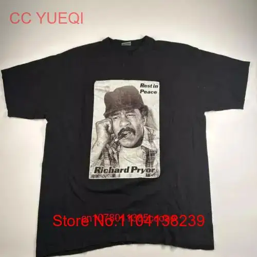 Vintage 1990s Richard Pryor T Shirt Size XL Rip Rest In Peace Memorial long or short sleeves