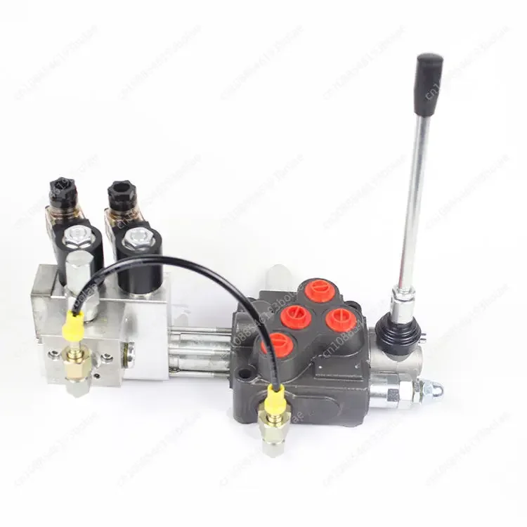 2 3 4 5 6 Spools 40 50 70 80 100 120 Cc Hydraulic Joystick Directional Monoblock Valve, Youli Remote Control Valve Hydra