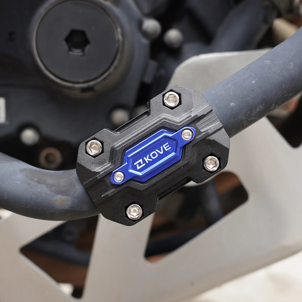 ل KOVE 800X Pro/Rally 525X 500X 400X 800 525 500 400 X ملحقات الدراجة النارية شريط تحطم المحرك الوفير كتلة حماية الكسوة