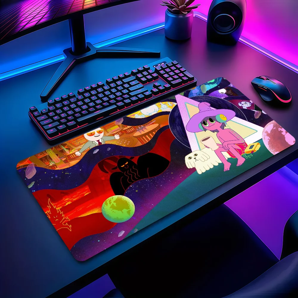 The M-Midnight G-Gospel Mouse Pad Non-slip Thickened MousePad Large Writing Lockedge Office Student Gaming Cushion