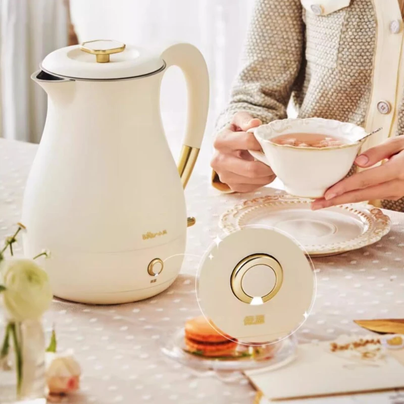 Bouilloire électrique en acier inoxydable, théière automatique, grande capacité, 220V, 007 hlod, 304