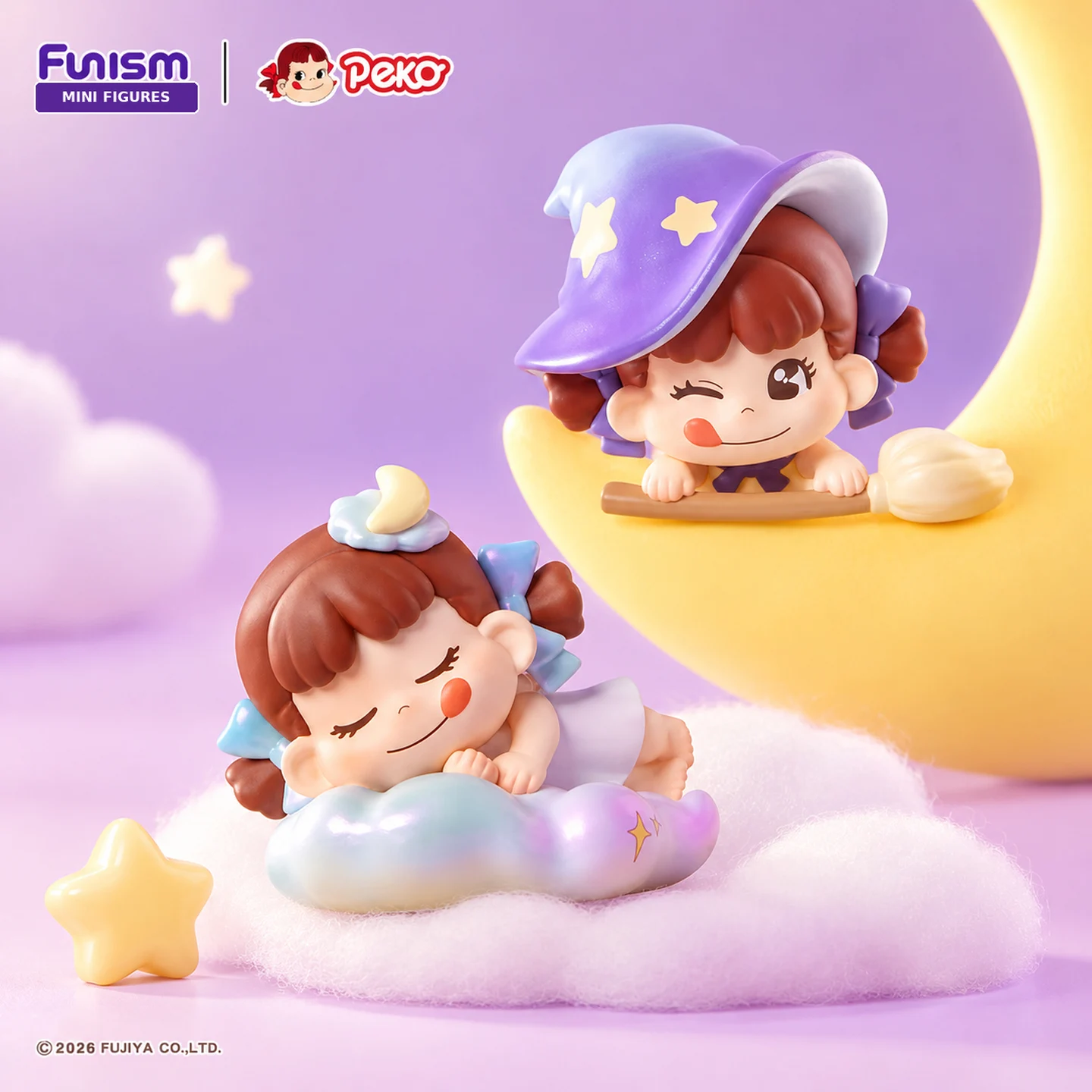 FUNISM FUJIYA PEKO Dream Adventure Blind Box Lying Mini Figure Phone Decor Desk Ornament Collectible Birthday Gift