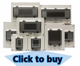 IP67 Leistungs schalter transparent wasserdicht Box Fenster verteiler Box schützen Fenster abdeckung Monitor Beobachtung Fenstersc halter – Detail 6