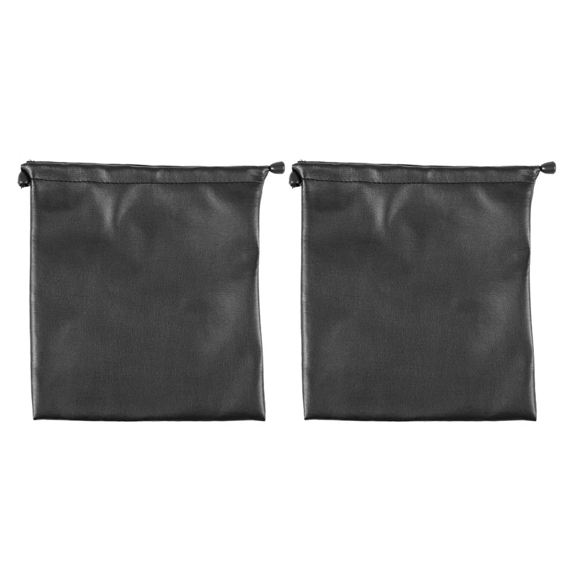 Hot 2X PU Leather Soft Storage Bag Pouch Case For Around Earphone AE TP-1 DJ Headphone Black