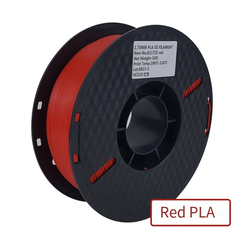 Принадлежности для 3D-печати Товары для PLA 1,75 мм/1 кг Нить для 3D-принтера Катушка 1 кг Запасные части для 3D-принтера Красный