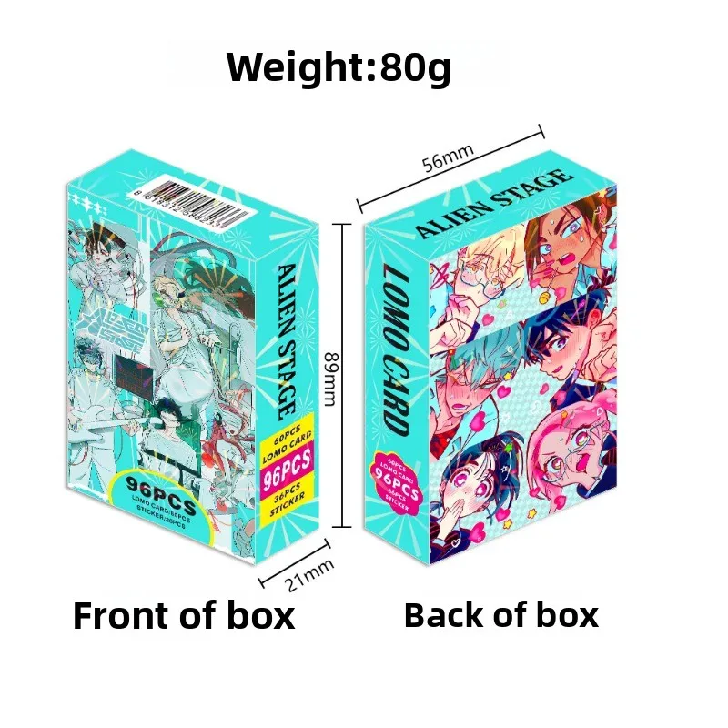 96 animation cards, special-shaped stage, double-sided LOMO card, postcard, photo card, gift card.