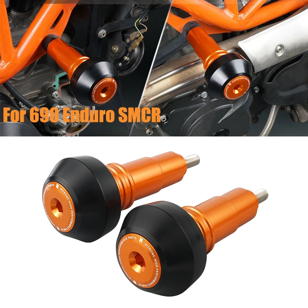 

For KTM 690 Enduro SMC SMC R 2008-2024 Frame Sliders Protectors Husqvarna 701 Supermoto/Enduro 2016-2024 GasGas 700 SM/ES 22-24