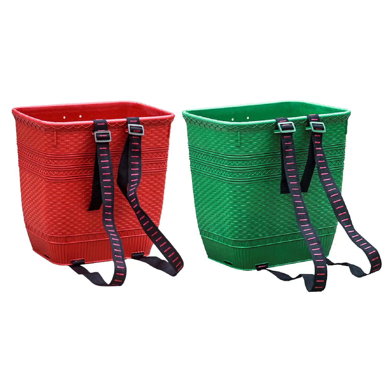 

PP Back Basket Ergonomic Design Wear Resistant Agricultural with Straps for Fruit Picking Agriculture Picnic Outdoor Fishing