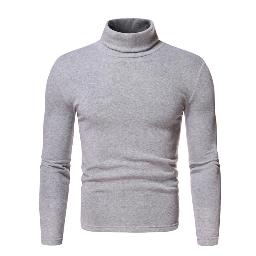 Mens Shirt Mens Tops Pullover Regular Slim Fit T-Shirt Tops Turtleneck Undershirt Warm Casual Daily Comfortable