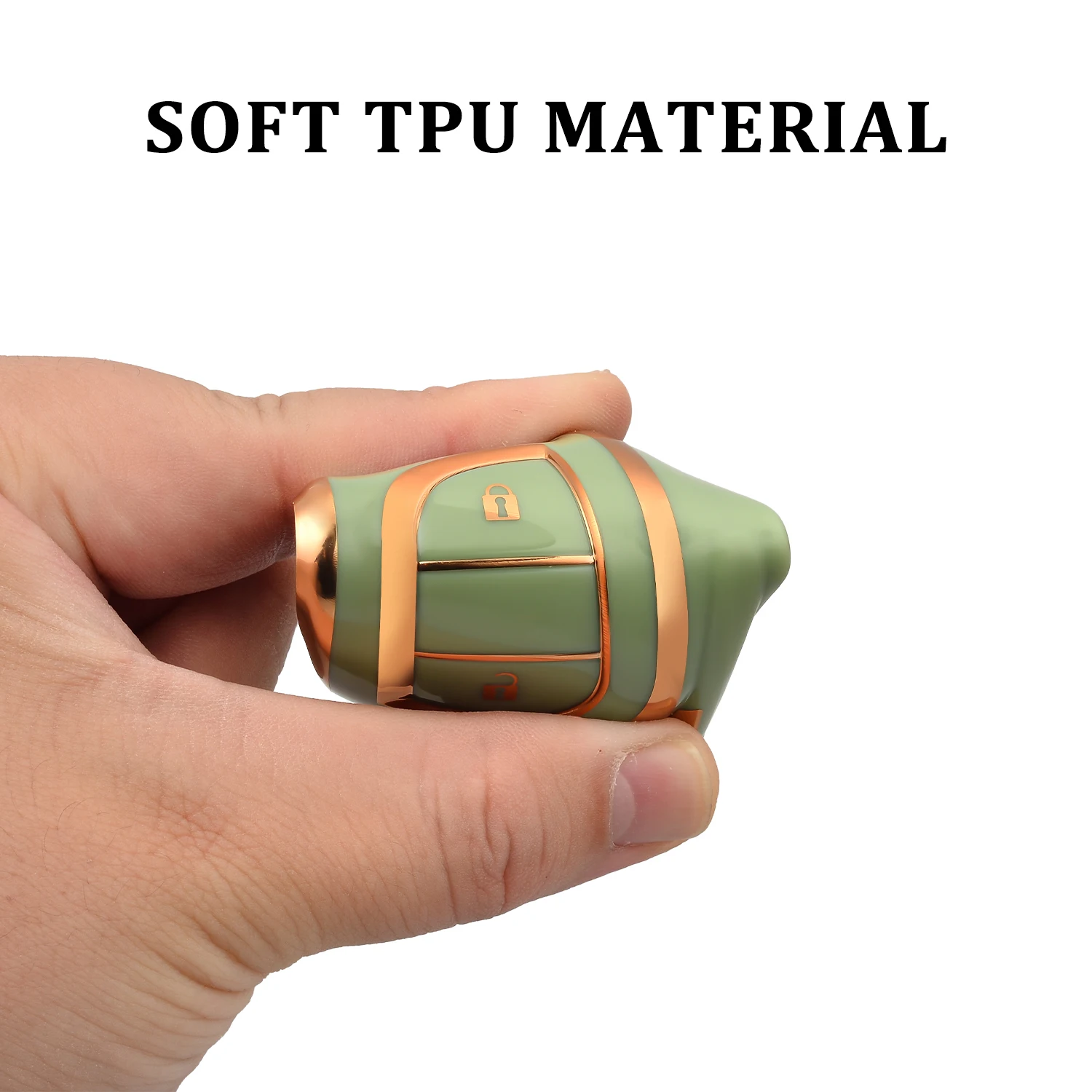 3Button TPU Car Key Case Full Cover Shell Fob For Toyota Corolla Altis Auris Aygo Yaris Camry RAV4 Verso TC IM Shell Accessories