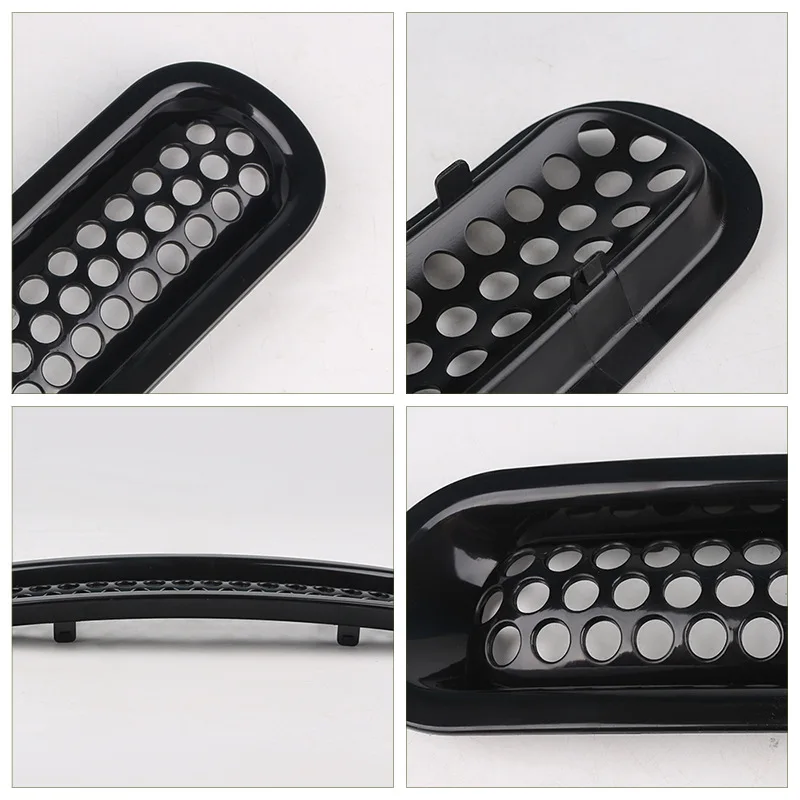 7PCS ABS Car Front Grille Insert Grill Cover Trim Mesh Grille Inserts Covers For Jeep Wrangler JK 2007-2017 Exterior Accessories