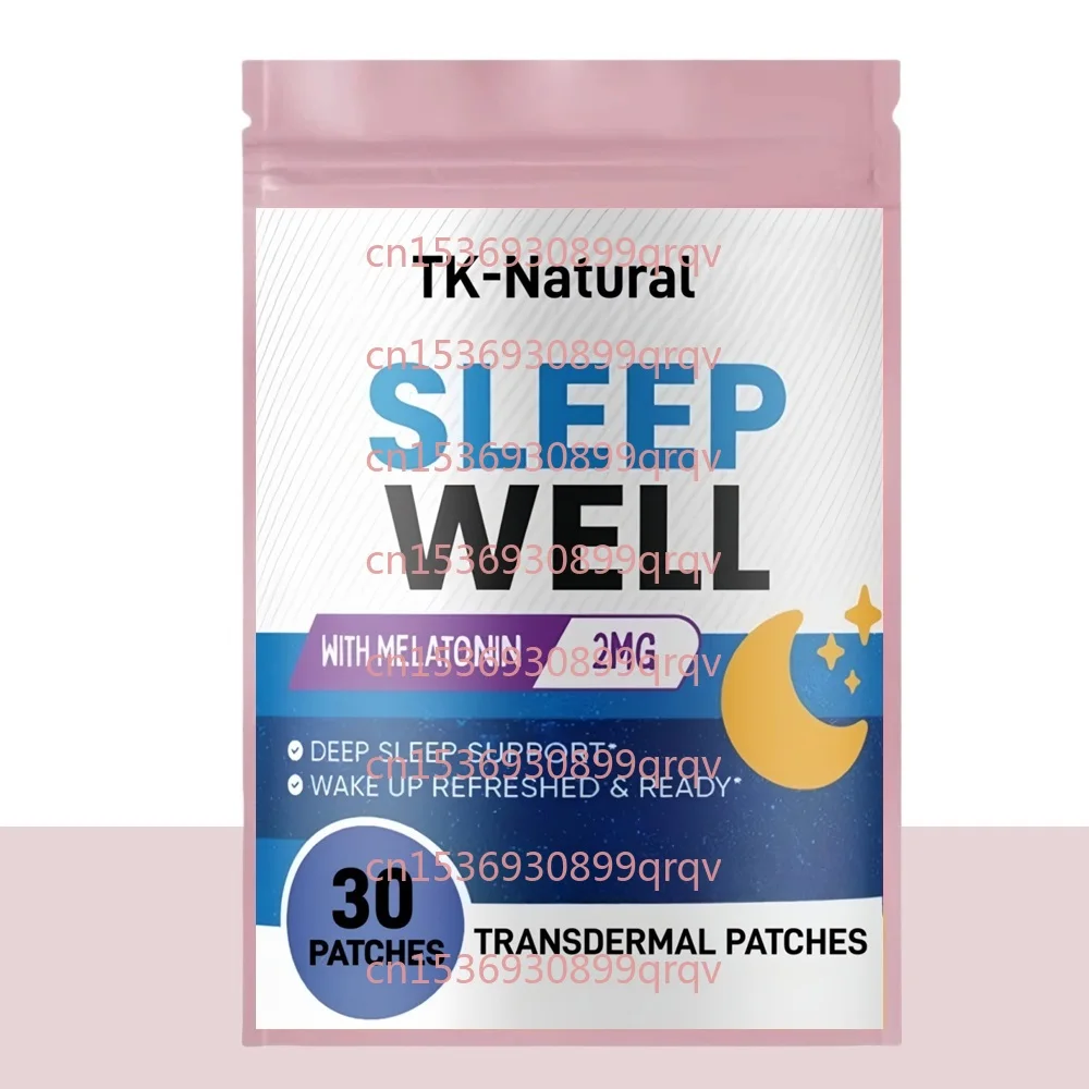 

30 Patches Sleep Well Transdermal Patches with Vitamin B6, Passiflora