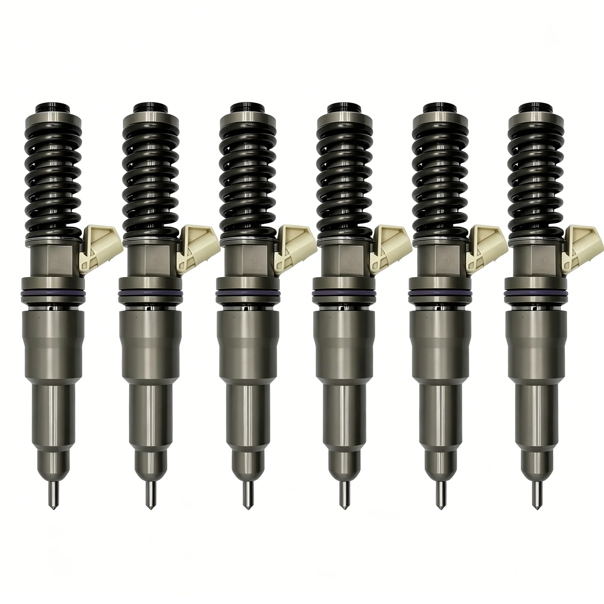 6pcs Diesel Common Rail Injector RE533501 DZ121294 BEBE4C12101 for John Deere 9330 9430 6135 13.5L Engine 07-11 Replacement