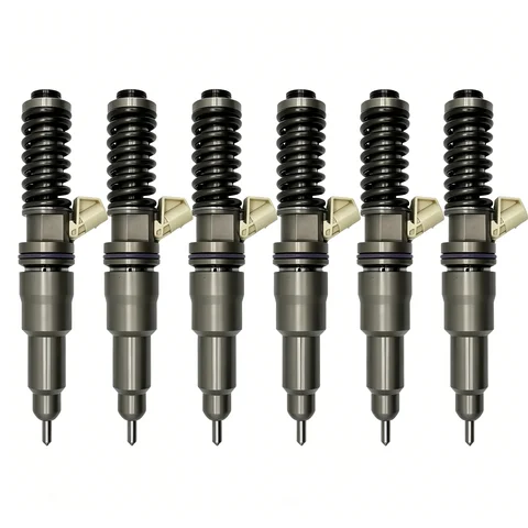 Комплект из 6 дизельных форсунок Common Rail RE533501 DZ121294 BEBE4C12101 для двигателей John Deere 9330, 9430, 6135, 13.5L (2007-2011), замена