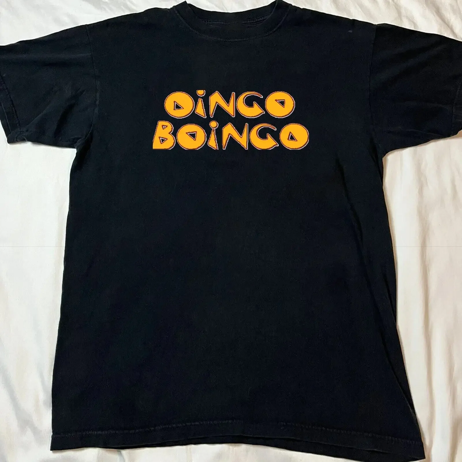 NEW Oingo Boingo Logo T Shirt Full Size S 5XL Christmas HT764 vintage Washed designer clothes Stylish Soft Casual