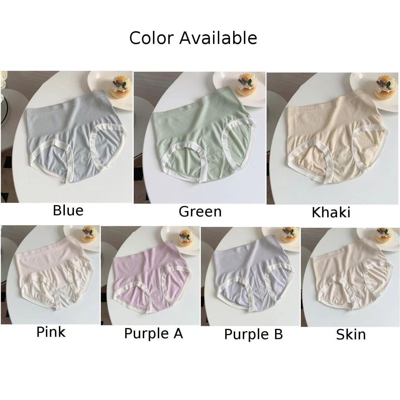 Bragas de cintura alta para mujer, ropa interior menstrual a prueba de fugas para apretar el Abdomen