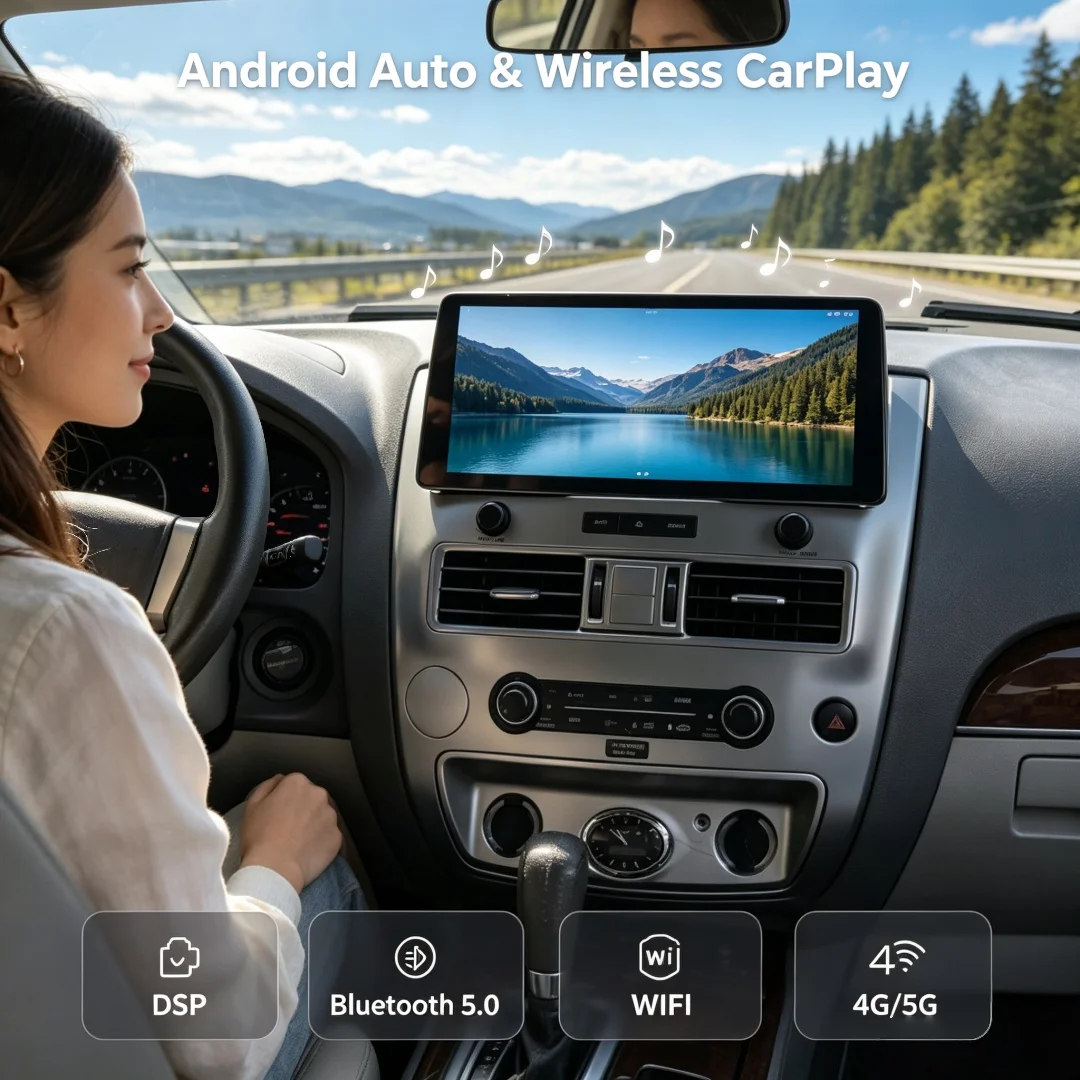 12.3 Inch Android Car Radio For Nissan Armada /Infiniti QX56 2008-2015 Stereo Multimedia Player GPS Navigation CarPlay 4G BT 5.0
