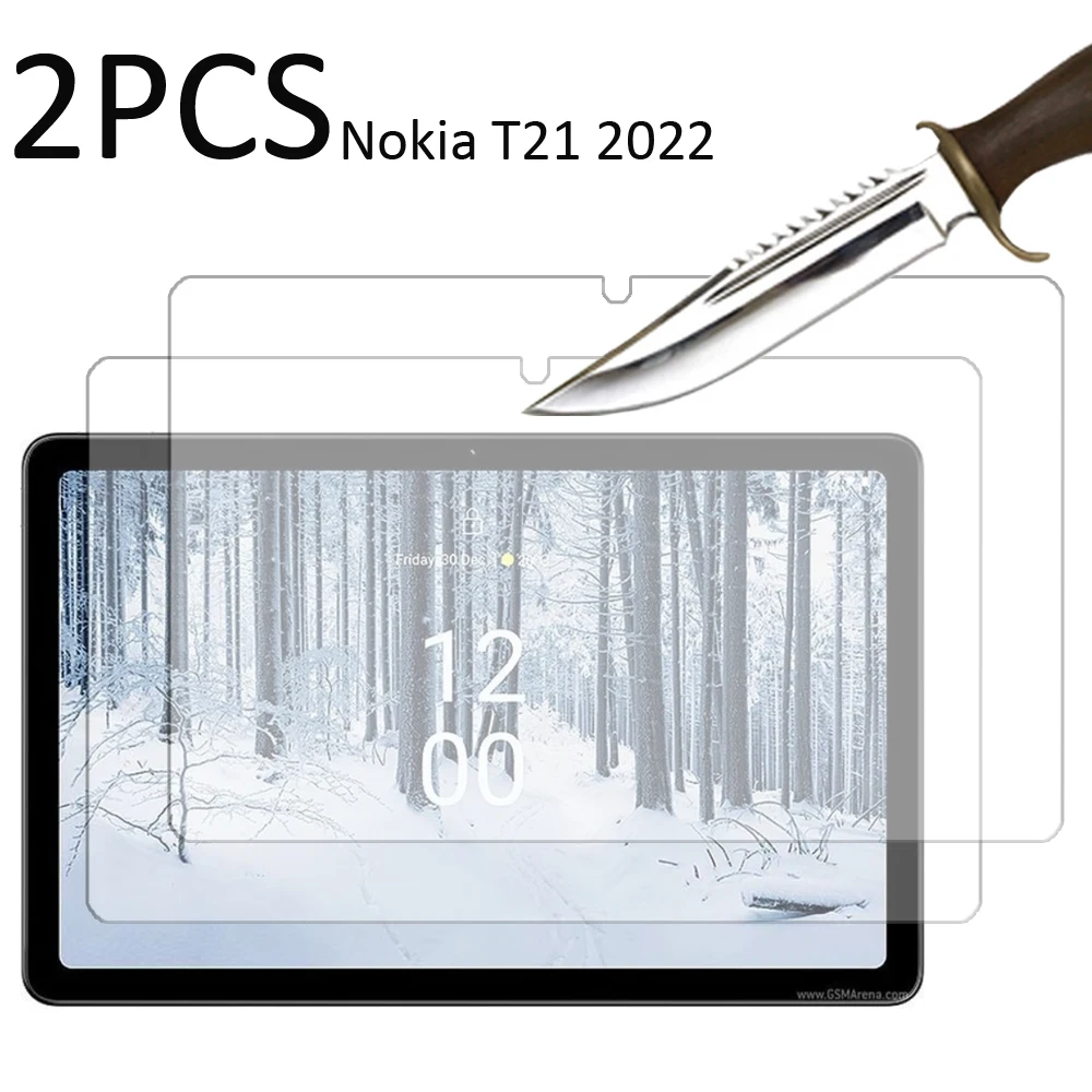 

2PCS Glass film for Nokia T21 2022 pad tab 10.36'' tablet tempered glass protective screen protector