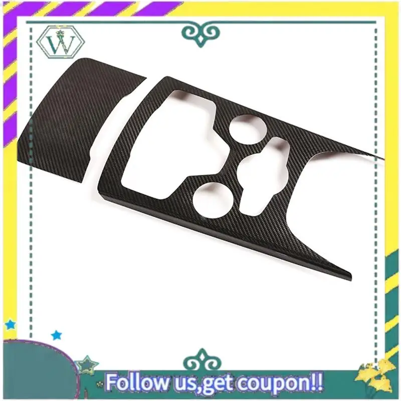 

A82U-Dry углеродное волокно, центральная консоль автомобиля, панель переключения передач, декоративная накладка для Alfa Romeo Stelvio 2020-2022, аксессуары