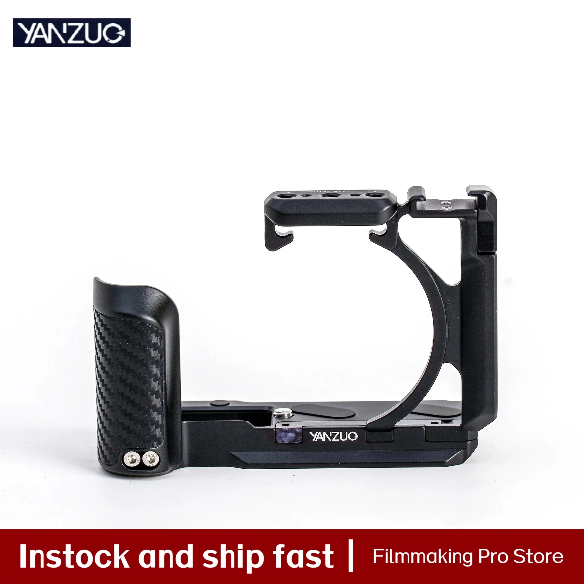 YANZUO Camera Cage For Canon V1 Camera Metal Protective Quick-Release Plate V1 Camera Cage Expansion Video Vlog Shooting Accesso