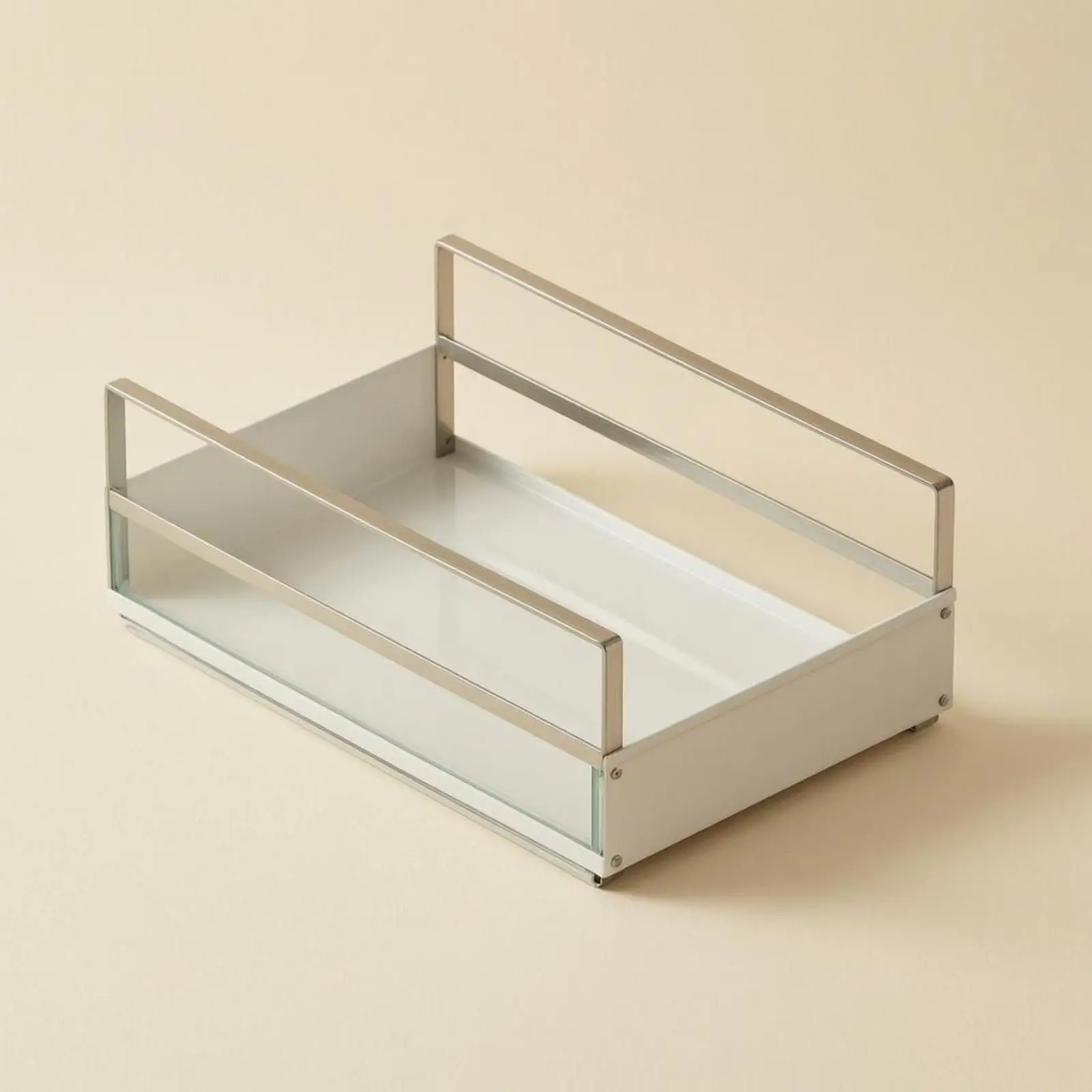 Pull out Cabinet Organizer Sliding Cabinet Drawer Basket Metal Frame