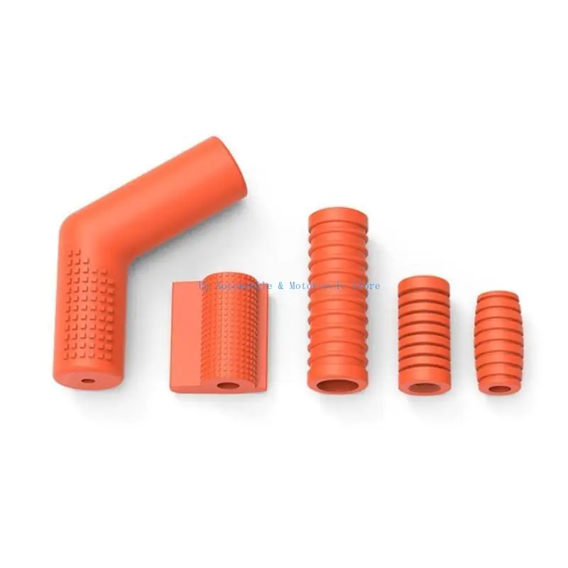 270E دراجة نارية الخلفية Footpegs لوحة مسند القدم غطاء مراتب مضاد للماء عالي الجودة عالميا لمعظم دراجة نارية نموذج شيفتر رافعة