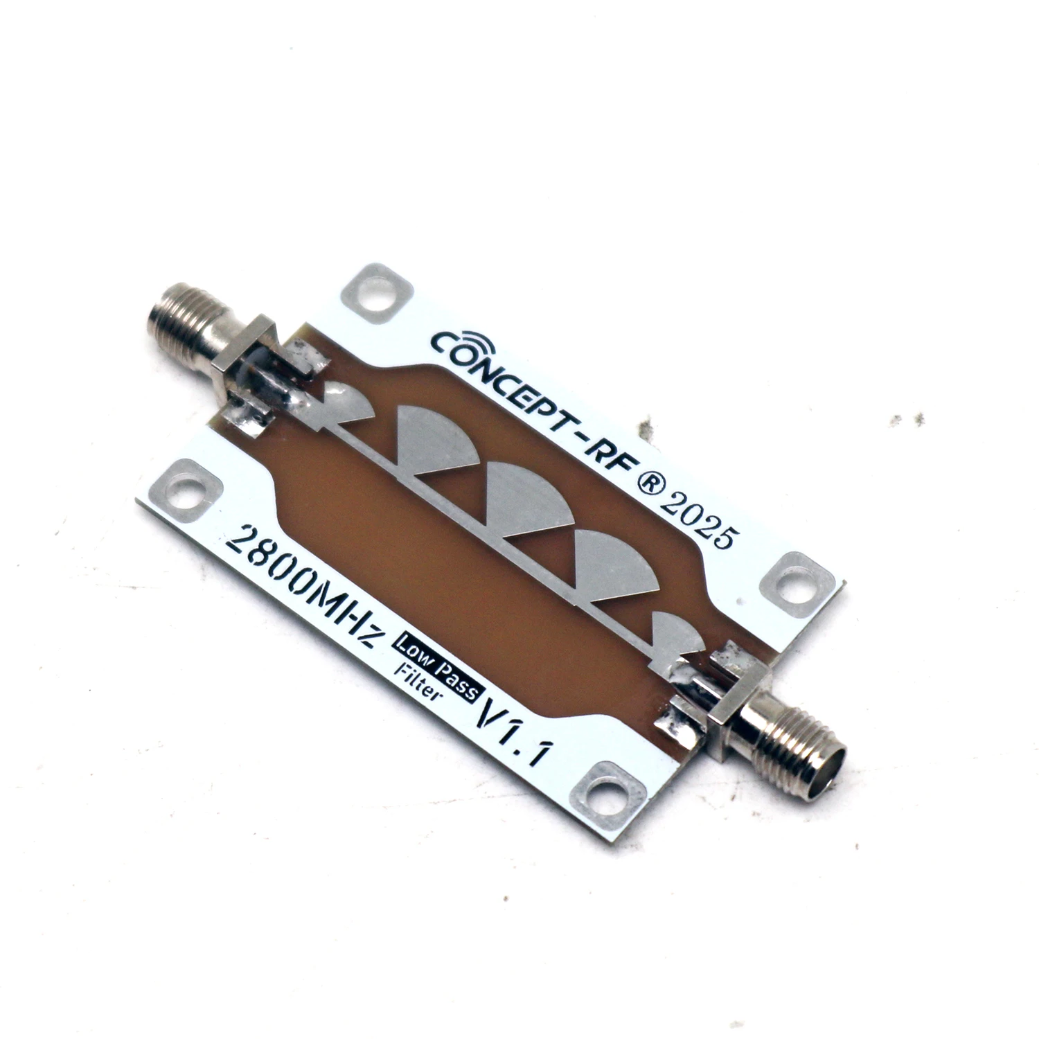 1-2800Mhz Butterfly Stub Microstrip Tiefpassfilter LPF 2.4Ghz 915Mhz 868Mhz 433Mhz RF Signal WLAN Drohne LORA Funkfilter